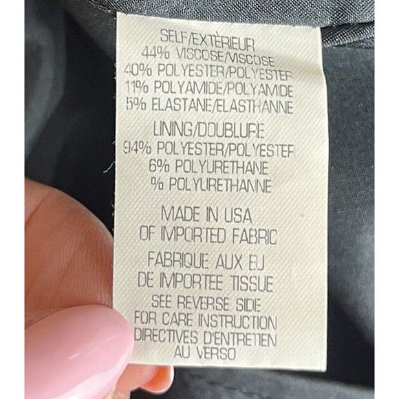 Theory Trekana Circuit Knit Fit and Flare Dress in Grey Multi 4 - Picture 7 of 7